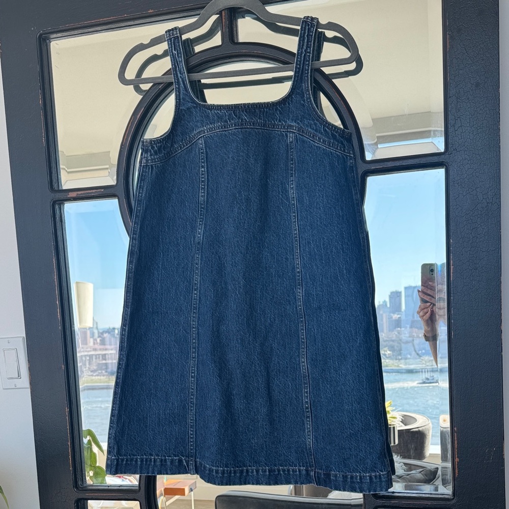 Madewell Light Blue Denim Pinafore